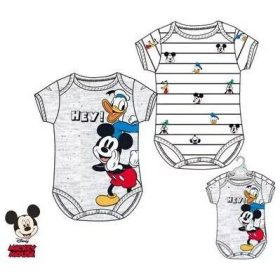   Disney Mickey Donald baba body, kombidressz rövid ujjú 2 db-os szett 12hó (74cm)