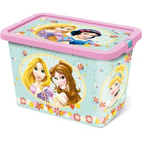 Disney Hercegnők Tea Party műanyag tároló doboz 7 L