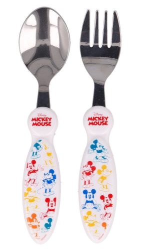 Disney Mickey Fun-Tastic fém evőeszköz készlet - 2 darabos
