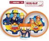 Sam a tűzoltó Rescue Mission csúszásmentes étkészlet, micro műanyag szett