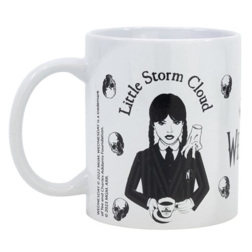 Wednesday Nevermore porcelán bögre 325 ml (11 oz) Díszdobozban