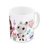 Gabi babaháza Music porcelán bögre 235 ml (8 oz) Díszdobozban