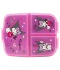 Hello Kitty Kuromi több rekeszes uzsonnás doboz, szendvicsdoboz