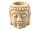 Kerámia illóolaj párologtató Buddha mintával - Bézs