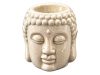Kerámia illóolaj párologtató Buddha mintával - Törtfehér