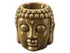 Kerámia illóolaj párologtató Buddha mintával - Sötétbarna