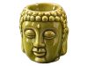Kerámia illóolaj párologtató Buddha mintával - Olívazöld