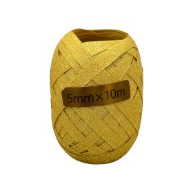 Kötöző Szalag Hordó Csillámos 5mmx10m - Arany