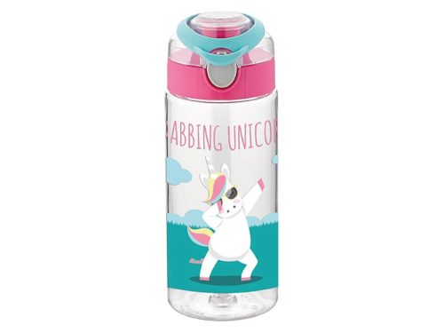 Műanyag kulacs 500ml - Unikornis