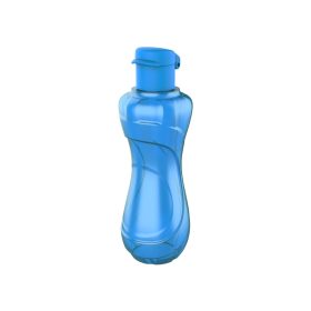 Műanyag átlátszó kulacs 750ml - Kék