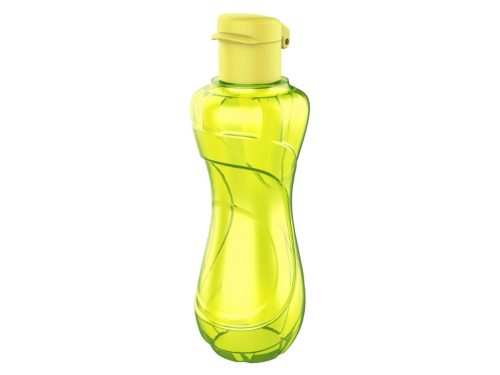 Műanyag átlátszó kulacs 750ml - Sárga