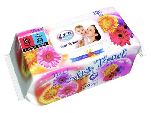Lara nedves törlőkendő 120db Fedeles - Gerbera