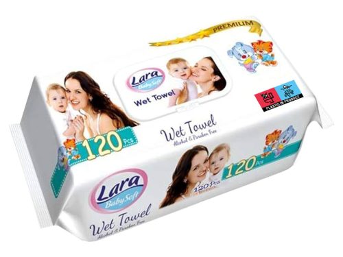 Lara nedves törlőkendő 120db Fedeles - Premium