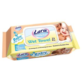   Lara antiallergén nedves törlőkendő 72db Fedeles - Illatmentes