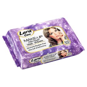 Lara MAKE-UP smink lemosó nedves törlőkendő 25db
