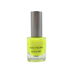 Lora quick dry körömlakk 16ml - Neon sárga