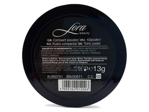 Lora Stay Matte Kőpúder Medium 13g - 02