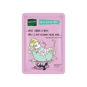   Mooyam fátyolmaszk 25ml - Aktív szén, Glikolsav és Panthenol