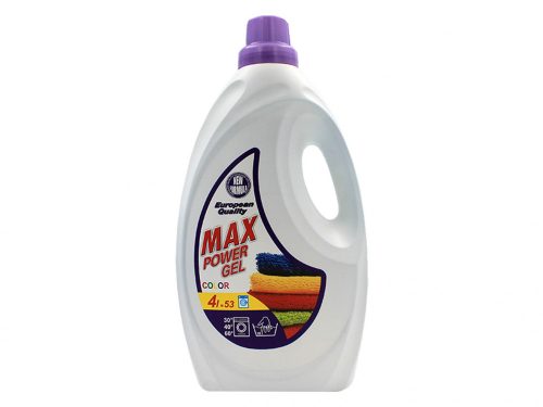 Max Power mosógél 4L 53 mosás - Színes