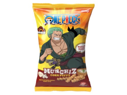 Munchiz Kukorica Puffancs Gomba és Tejszín 35g - One Piece