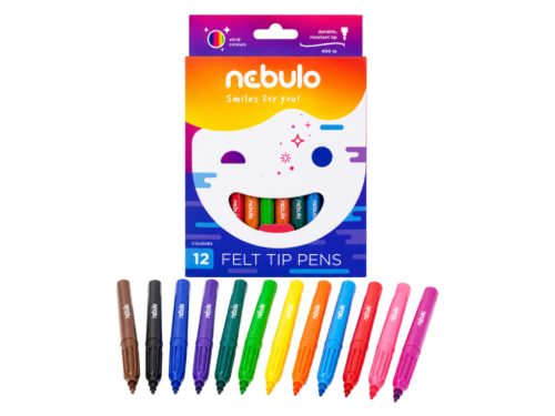 Nebulo filctoll Gazdaságos színes 12db