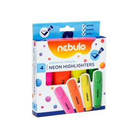 Nebulo szövegkiemelő 4db - Neon
