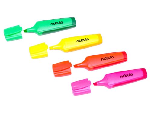 Nebulo szövegkiemelő 4db - Neon