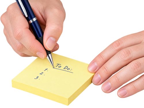 Öntapadós jegyzettömb 75x75mm - Info Notes 100 lapos sárga
