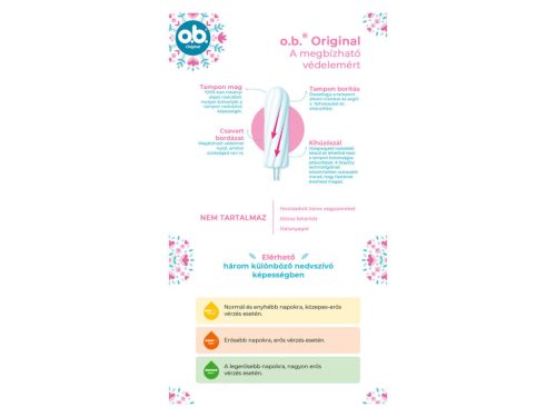 o.b. Original tampon 16db - NORMAL