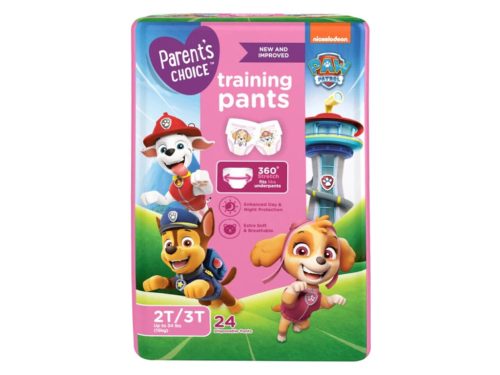 Paw Patrol Mancs őrjárat körben gumis bugyipelenka  (15+ kg)(24db) - Rózsaszín