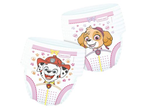 Paw Patrol Mancs őrjárat körben gumis bugyipelenka  (15+ kg)(94db) - Rózsaszín