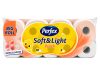 Perfex Soft & Light wc-papír 10 tekercs 3 rétegű - Peach