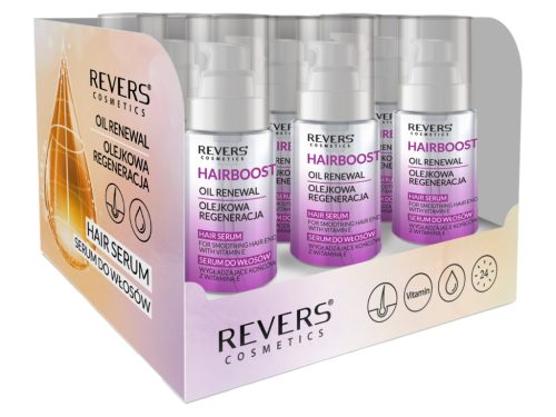 Revers HairBoost Hajszérum 30ml - Fénytelen, fakó hajra - Hajvégápoló olajjal
