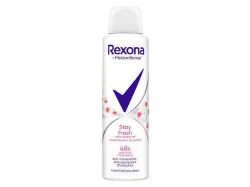 Rexona női deo SPRAY 150ml - Fehér virágok és Licsi