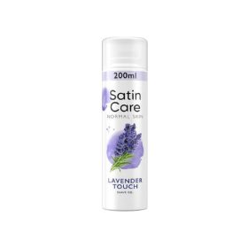 Satin Care borotvagél 200ml - Normál bőrre - Levendula
