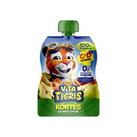Sió Vitatigris gyümölcspüré 100% 90g - Körte