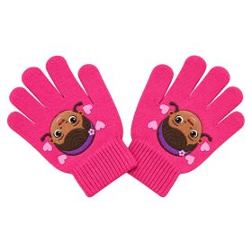 Disney Dr Plüssi Love gyerek kesztyű - Pink