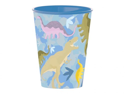 Dinoszaurusz mikrózható műanyag pohár 260 ml 