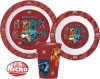 Harry Potter School Shields étkészlet, micro műanyag szett, pohárral 260 ml