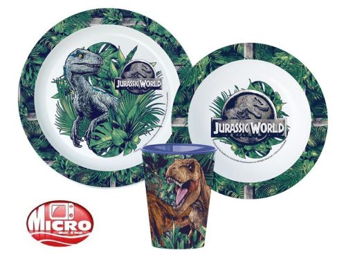 Jurassic World mikrózható műanyag étkészlet