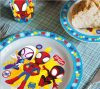 Pókember Spidey étkészlet, micro műanyag szett, pohárral 260 ml