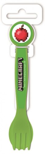 Minecraft Creeper Apple műanyag evőeszköz készlet - 2 darabos