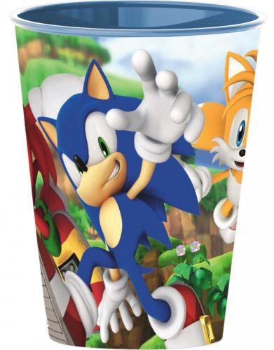 Sonic a sündisznó Adventure műanyag pohár 260 ml