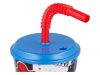 Pókember Streets szívószálas pohár, műanyag 430 ml