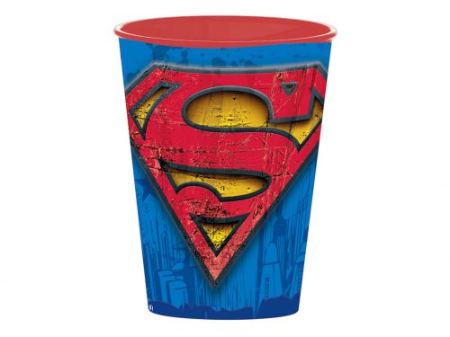 Superman mikrózható műanyag pohár 260 ml 