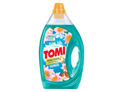Tomi folyékony mosószer 2L 40 mosás - Lótusz virág és Mandula olaj