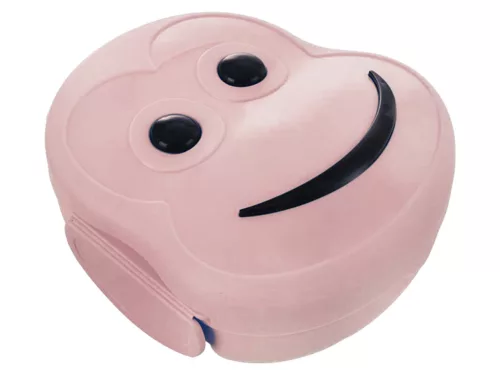 Uzsonnás doboz 1350ml Majom - Rózsaszín